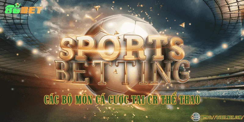 Các bộ môn cá cược tại CR Thể Thao