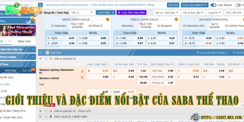 SABA Thể Thao – Sảnh cá cược thể thao hàng đầu Giới thiệu và đặc điểm nổi bật của SABA Thể Thao