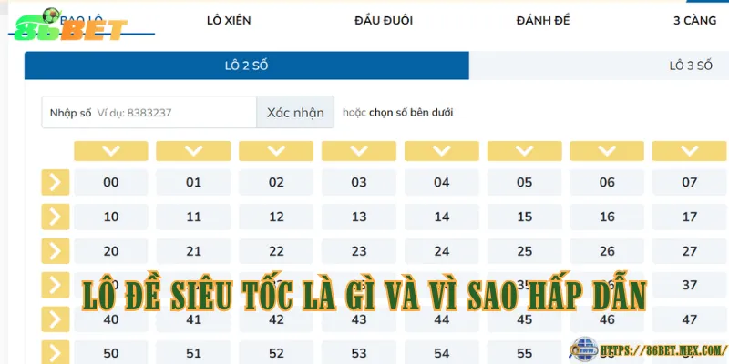 Lô đề siêu tốc – Lựa chọn cho người chơi yêu thích con số Lô đề siêu tốc là gì và vì sao hấp dẫn